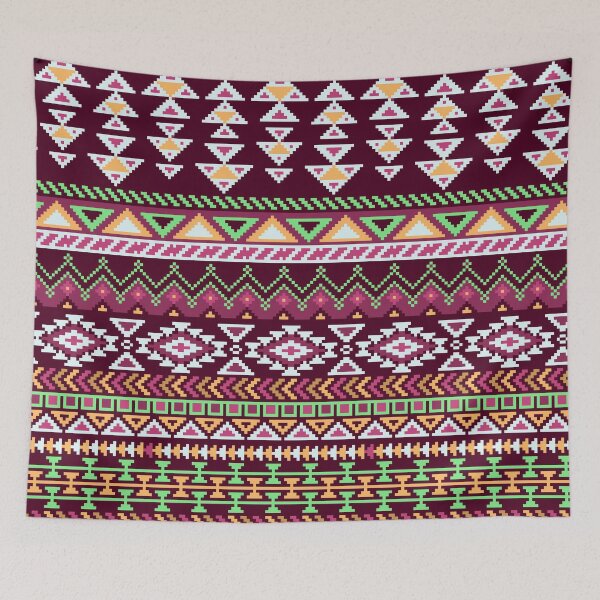 Item preview, Mayan Aztec Indian Tribal Ethnic Pattern designed and sold by Vector Scout Lab.