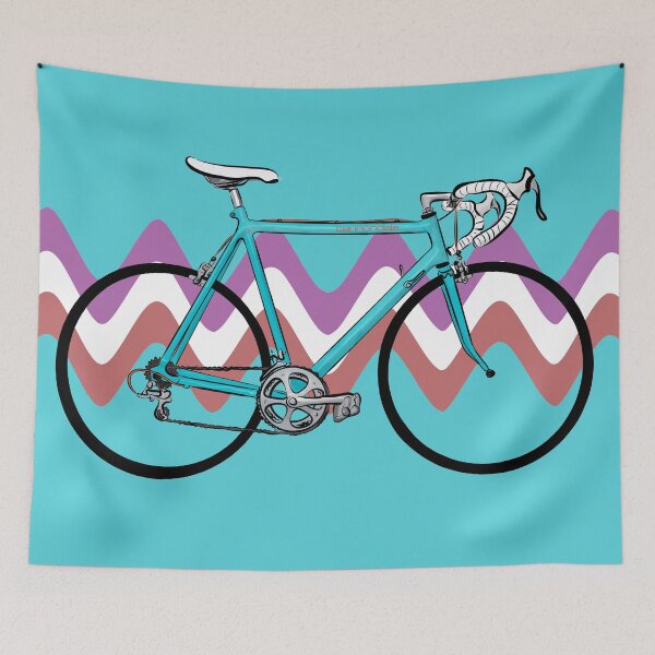 Item preview, Retro 80s Cannondale Road Bike with Wave designed and sold by evrydayart.