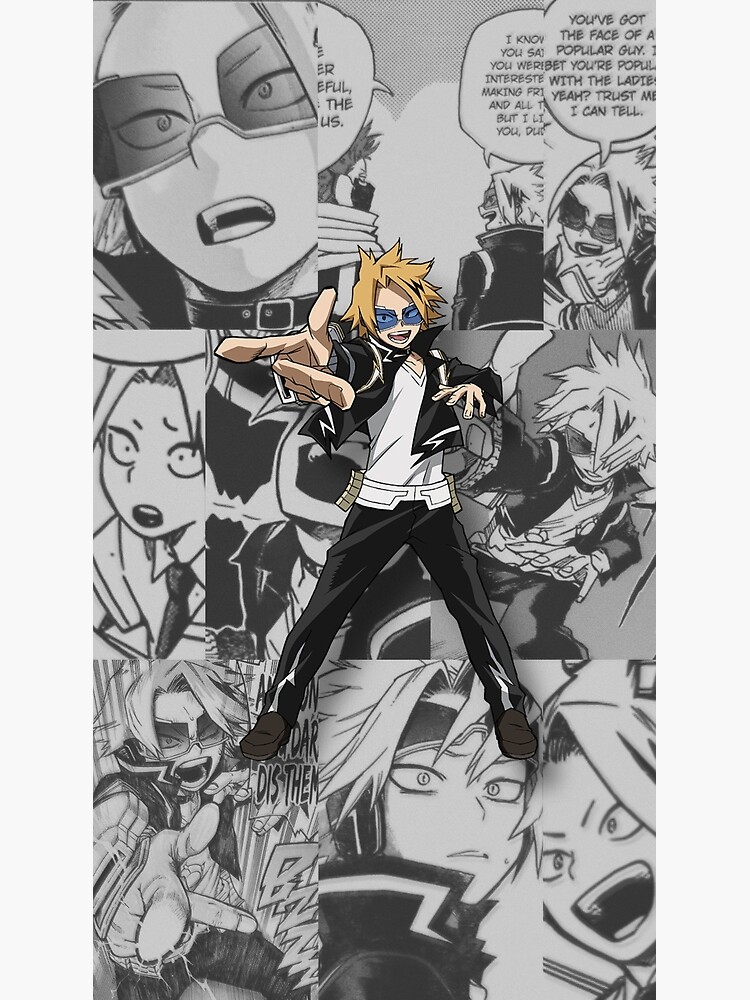 Kaminari Denki Manga Panel Character Art Postcard By Smlangann Redbubble