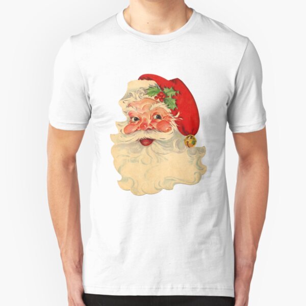 Vintage Santa Claus Slim Fit T-Shirt