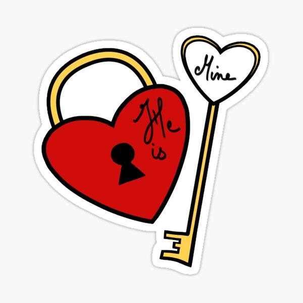 He is Mine Sticker