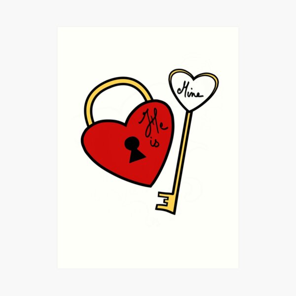 He is Mine Art Print