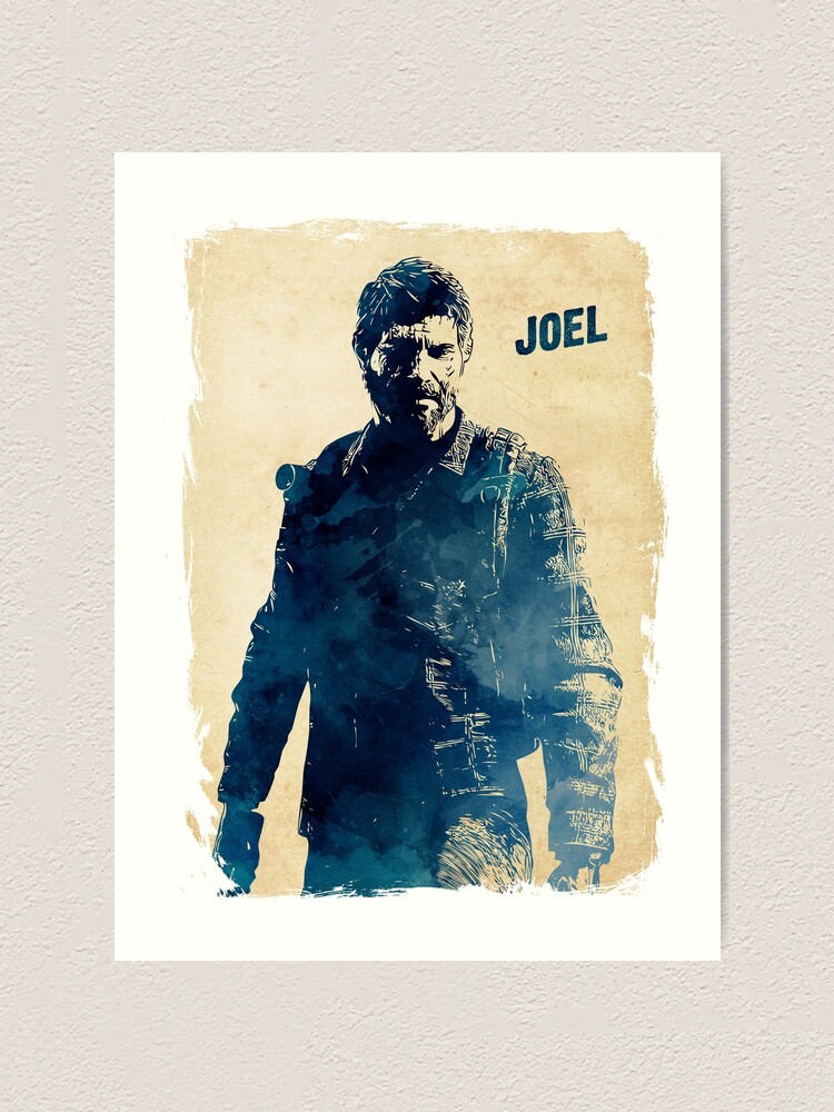 ORIGINAL ART Joel Miller the Last of Us Part II Watercolor 