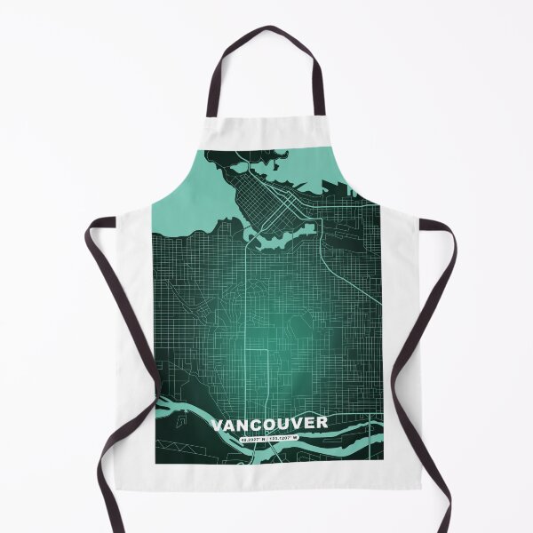 Aperçu de l'œuvre Vancouver (Canada) - City Map créée et vendue par BoKev.