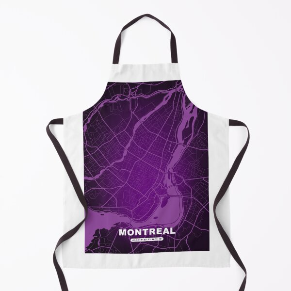 Aperçu de l'œuvre Montreal (Canada) - City Map créée et vendue par BoKev.