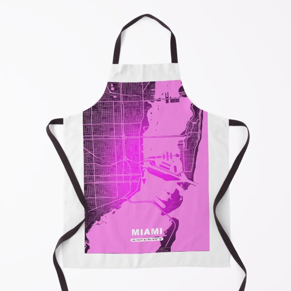 Aperçu de l'œuvre Miami (USA) - City Map créée et vendue par BoKev.