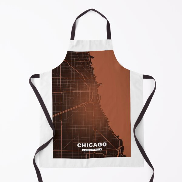 Aperçu de l'œuvre Chicago (USA) - City Map créée et vendue par BoKev.