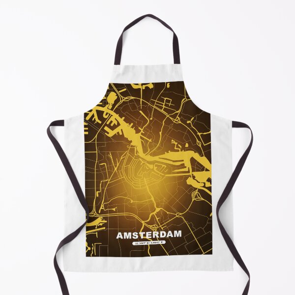 Aperçu de l'œuvre Amsterdam (Netherlands) - City Map créée et vendue par BoKev.