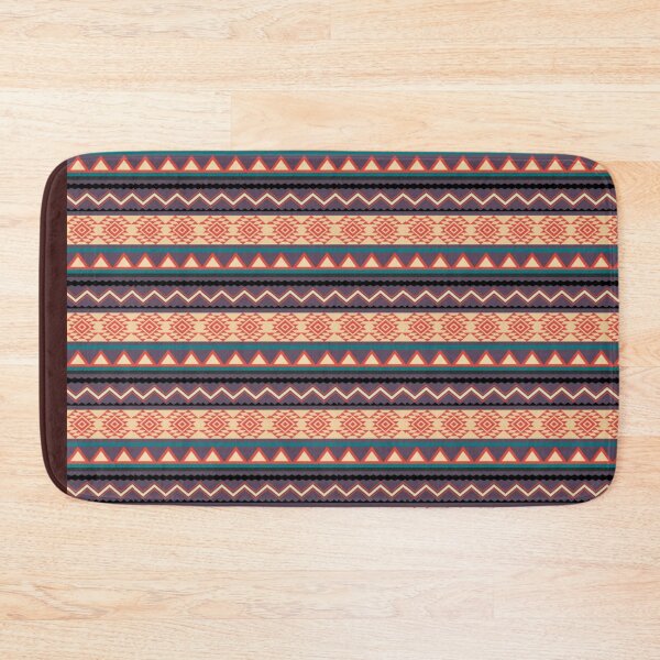 Item preview, retro zigzag, triangle and floral patterns (red, violet and black)| line art designed and sold by Gee Creatives.