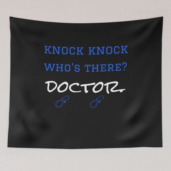 Item preview, Knock knock who's there doctor T-Shirt, Funny Doctor shirt designed and sold by SeaJayShop.