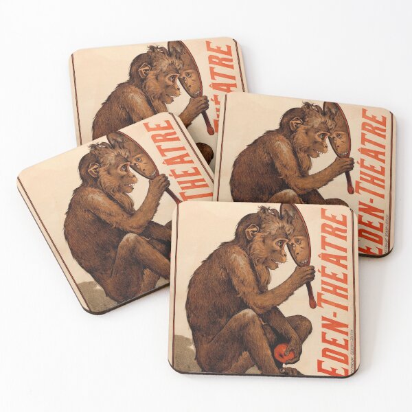 Item preview, Vintage french poster - Lauri Lauri's - Monkey Jacko - advert poster designed and sold by DejaVuStudio.