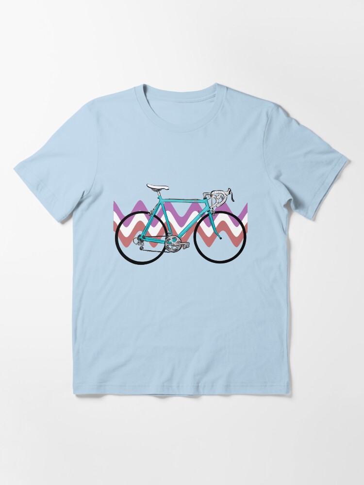 Retro 80s Cannondale Road Bike with Wave Wave Classic T Shirt