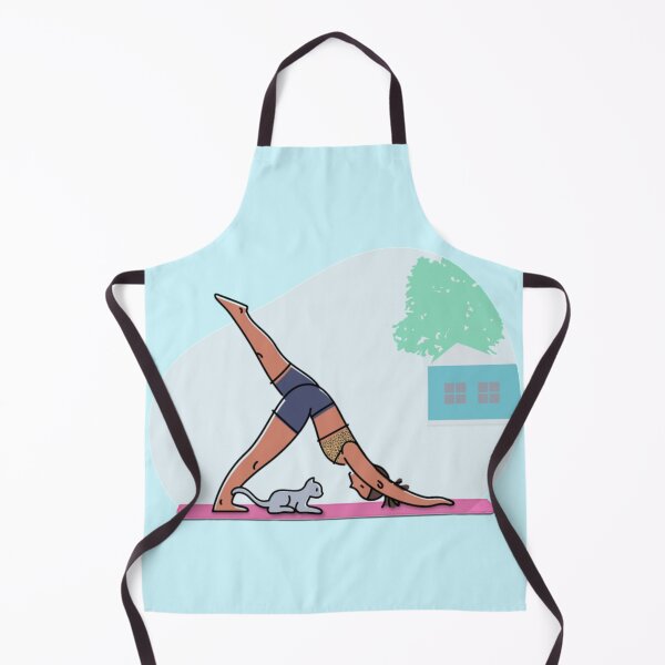 Item preview, YOGA WITH CAT Downward Facing designed and sold by Trio's Stuff.