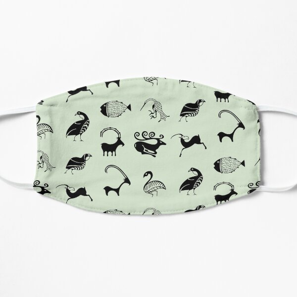 Archaic and Geometric Animal Motifs II - Timeless Abstraction Mask
