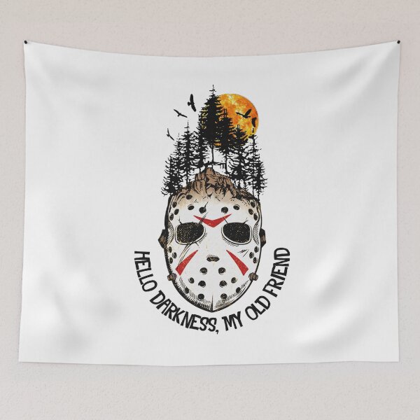 Item preview, Jason Campfriends Hello Darkness My Old Friend designed and sold by halloweenn257.