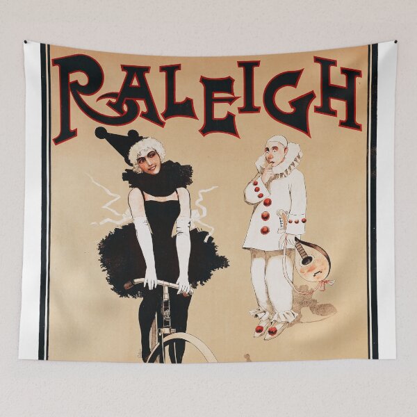Item preview, Vintage french poster - Raleigh Cycles - advert poster designed and sold by DejaVuStudio.