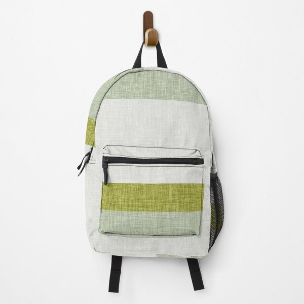 Item preview, Green Stripes Printed Burlap Weave Texture Pattern Modern Trendy Abstract designed and sold by jocelynsart.