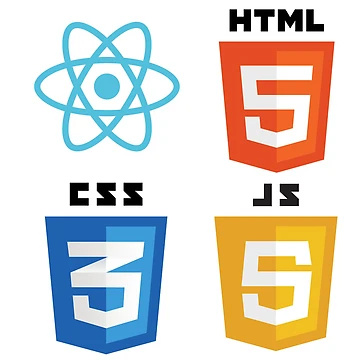 Artwork thumbnail, web programming react html5 css3 javascript logo by developerfriday