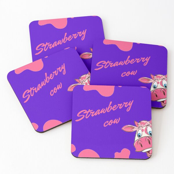 Item preview, Strawberry cow- the designed and sold by Feline Rockstars.