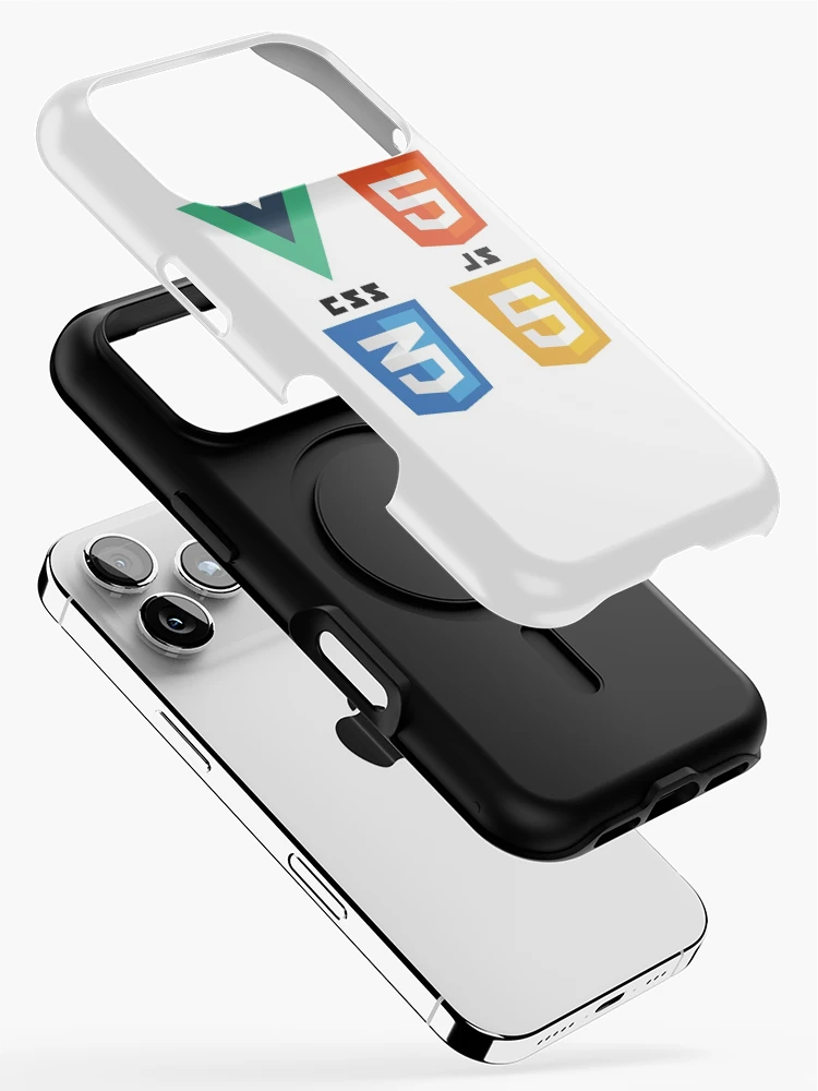 Thumbnail 2 of 4, iPhone Case, web programming vue html5 css3 javascript logo designed and sold by developerfriday.