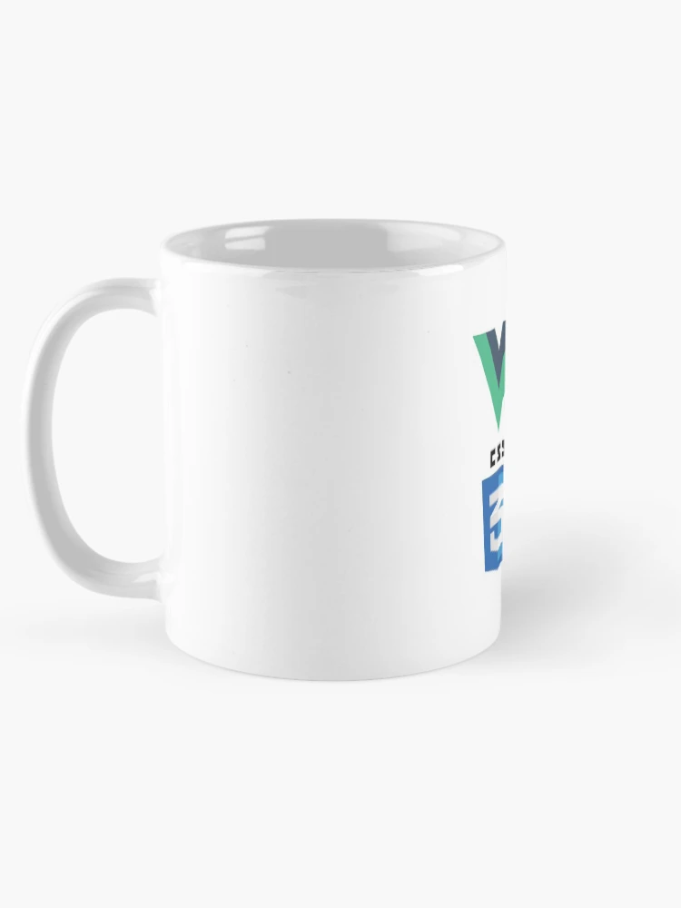 Thumbnail 5 of 6, Coffee Mug, web programming vue html5 css3 javascript logo designed and sold by developerfriday.