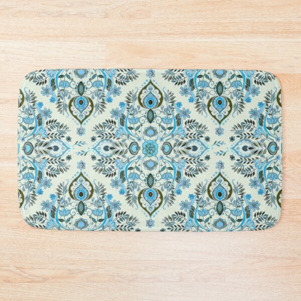 Item preview, Modern Folk in Aqua and Umber designed and sold by micklyn.