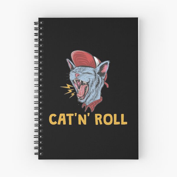 Item preview, FUNNY ROCK CAT CAT 'N' ROLL DESIGN  designed and sold by Picspot.