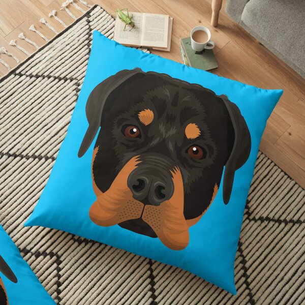 Rottweiler Floor Pillow