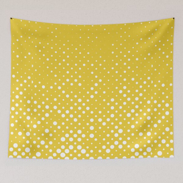 Item preview,  White Dots on Yellow Color designed and sold by MyArt-29.