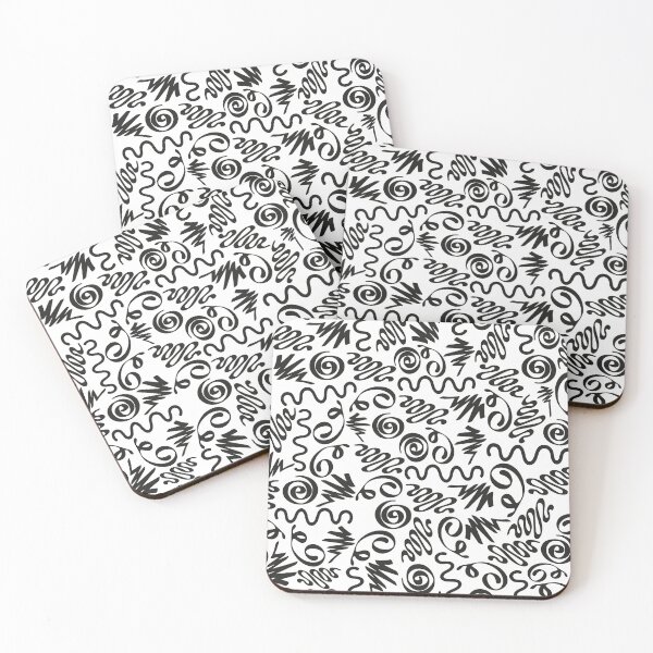 Item preview, Hand Drawn Swirls And Squiggles Pattern designed and sold by RsK_DeSiGn.