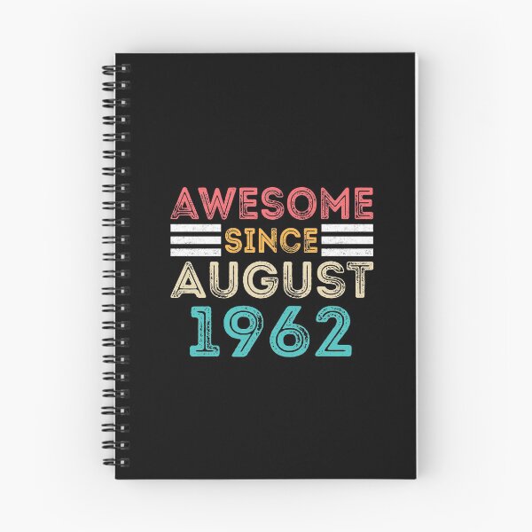 Item preview, Awesome Since August 1962 - Vintage 58th Birthday Gift designed and sold by meedTee.