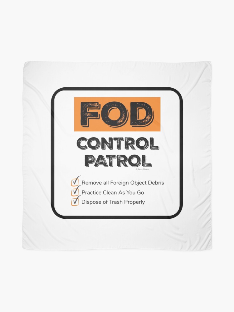 Alternate view of FOD Control Patrol Scarf