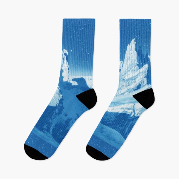 Item preview, Blue icy mountains designed and sold by zareworks.