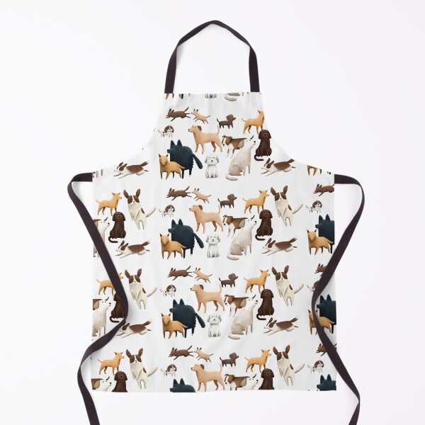 Item preview, Seamless illustrated dogs and puppies pattern  designed and sold by bdws.