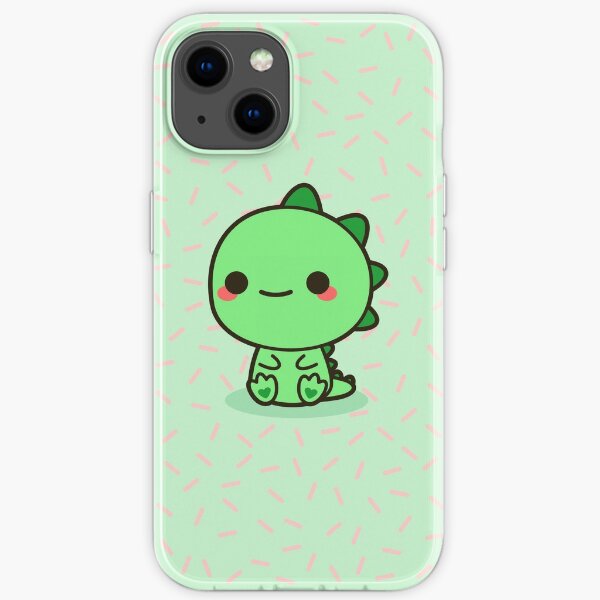 Kawaii Dinosaur iPhone Soft Case