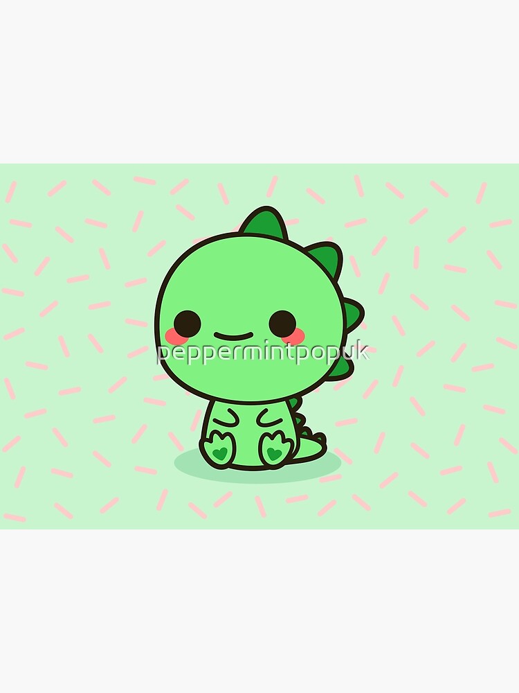 Kawaii Dinosaur Sticker for Sale by peppermintpopuk