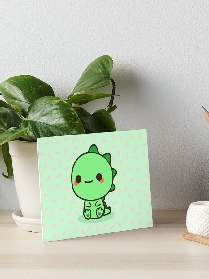 Kawaii Dinosaur Sticker for Sale by peppermintpopuk