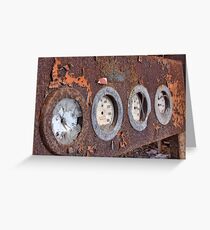 Gauges Greeting Card