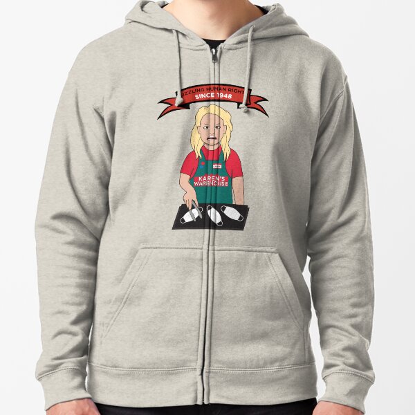 Karen's Warehouse Tee Zipped Hoodie