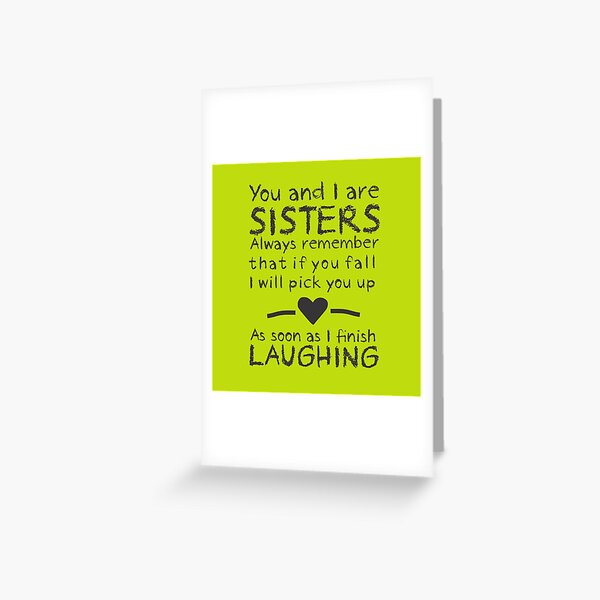 Cartes De Vœux Sur Le Theme Anniversaire Des Soeurs Redbubble