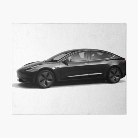 Tesla Vehicle Art Board Prints Redbubble - charging teslas in gas station simulator roblox