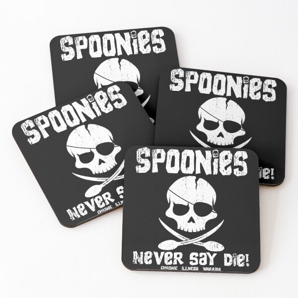 Item preview, Spoonie Species: "Spoonies never say..." (distressed) designed and sold by spoonie-species.