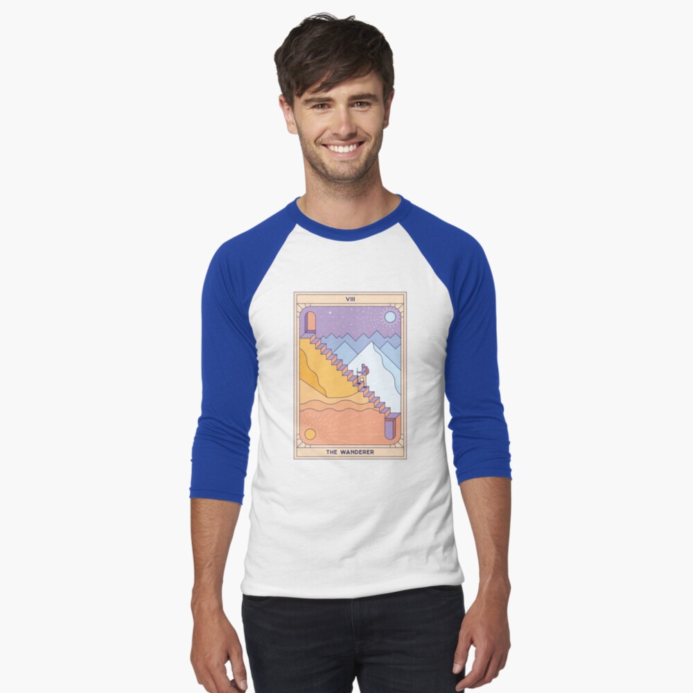 Item preview, Baseball ¾ Sleeve T-Shirt designed and sold by thepapercrane.
