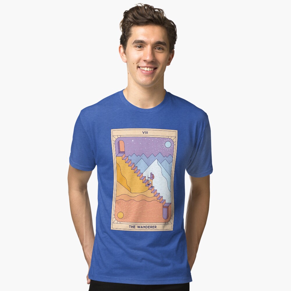 Item preview, Tri-blend T-Shirt designed and sold by thepapercrane.