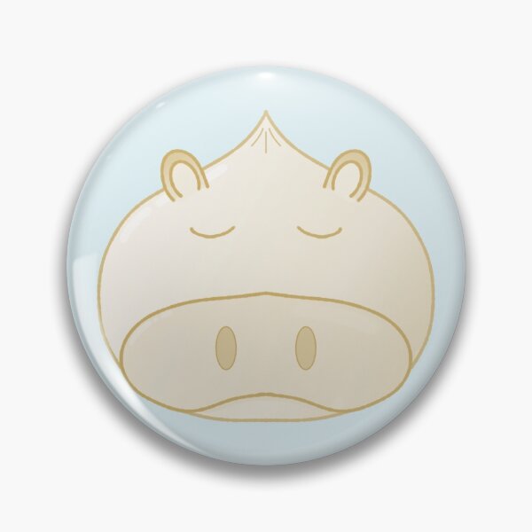 Item preview, Hippo Steamed Bao Bun designed and sold by DoingTheDoodle.