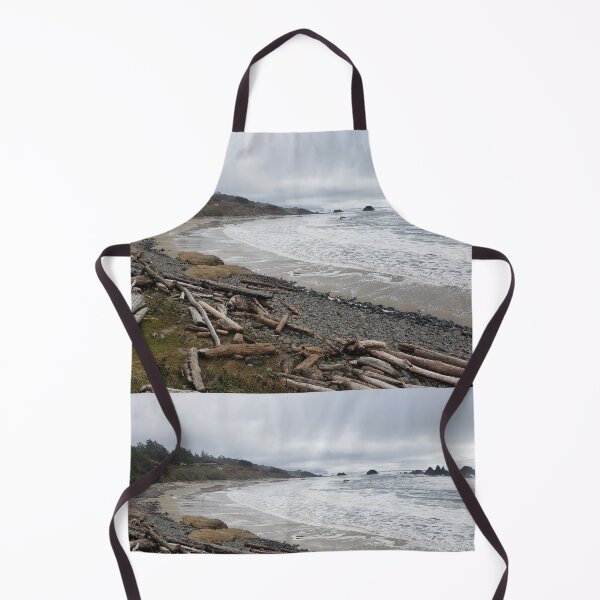 Item preview, Oregon coast beach with driftwood designed and sold by RKSDesigns.