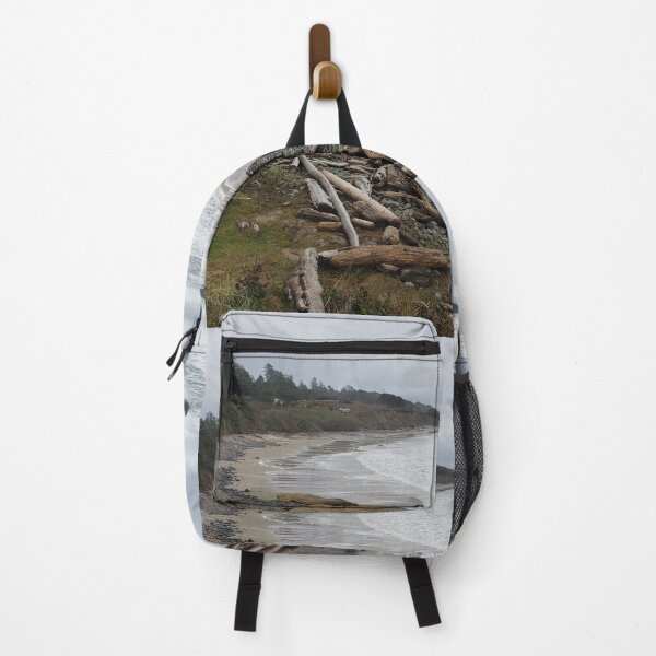 Item preview, Oregon coast beach with driftwood designed and sold by RKSDesigns.