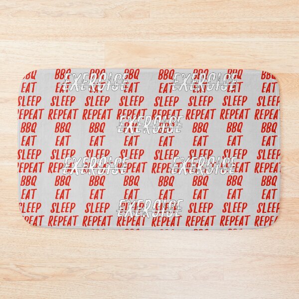 Item preview, No EXERCISE, BBQ EAT SLEEP REPEAT  designed and sold by akaiawa.