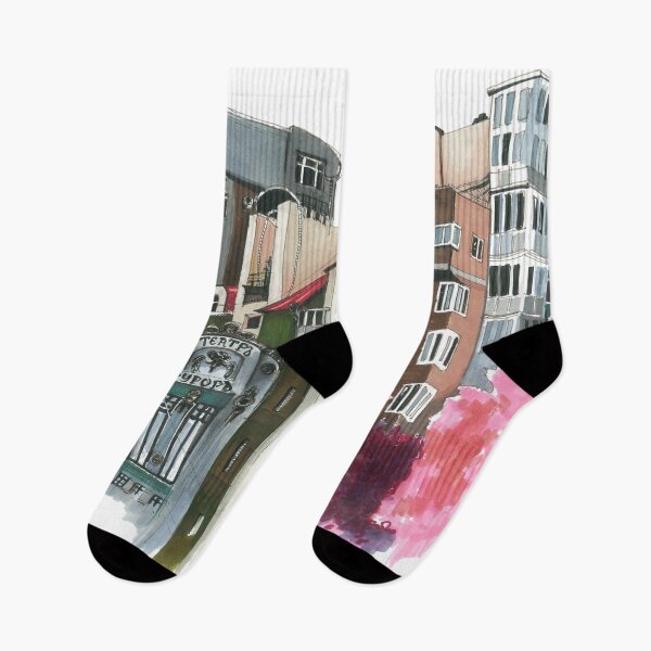 Item preview, Urban City Print Pink  designed and sold by InessArt.