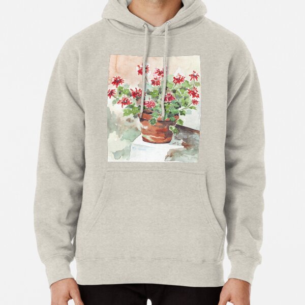 Sweet Geranium Pullover Hoodie